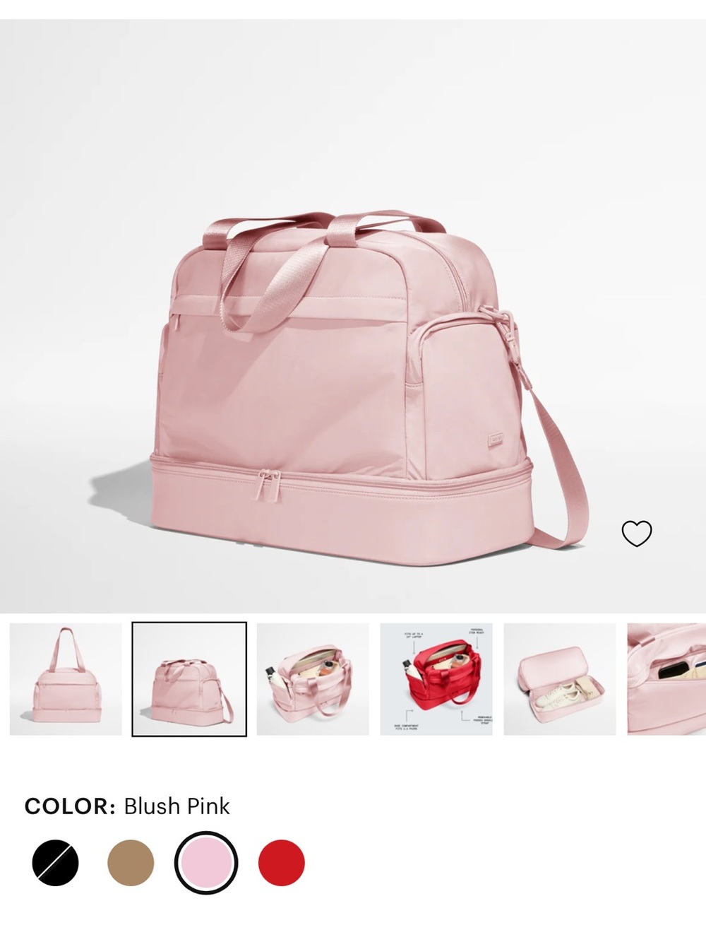 Away ! The featherlight overnight bag

NWOT